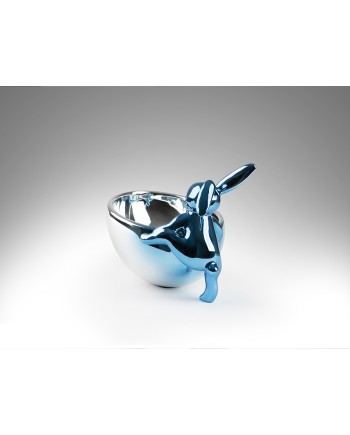 CUENCO RABBIT- FIGURA AZUL/PLATA